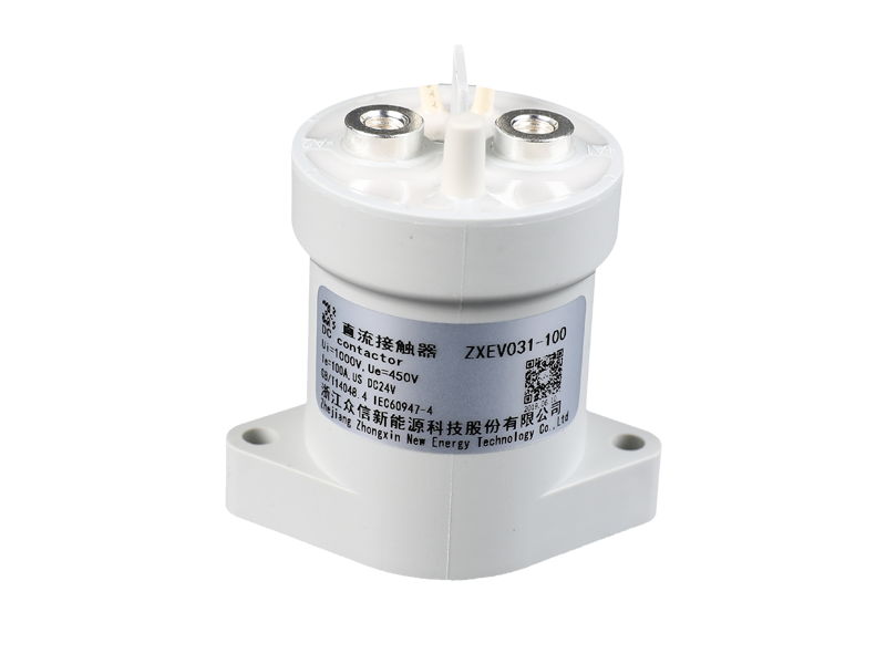 Contactor de CC de alto voltaje con encapsulación epoxi de ahorro de energía ZXEV031-100A