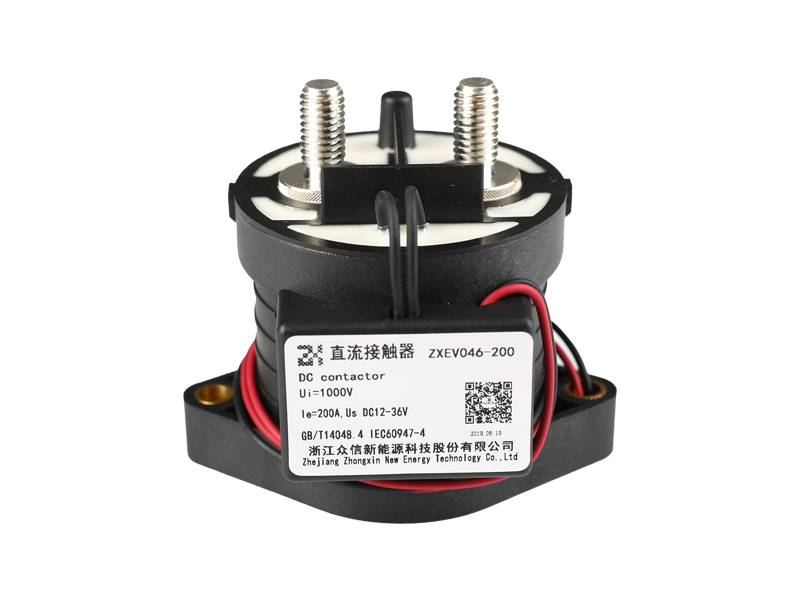 Contactor CC de presión media con encapsulación epoxi ZXEV046-200A